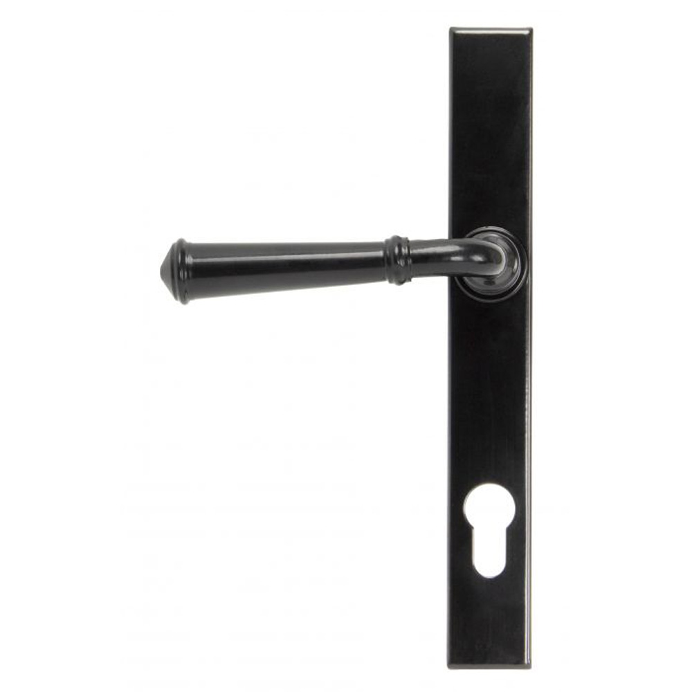 From the Anvil Regency Slimline Lever Espag. Lock Set - Black - (Sold in Pairs)